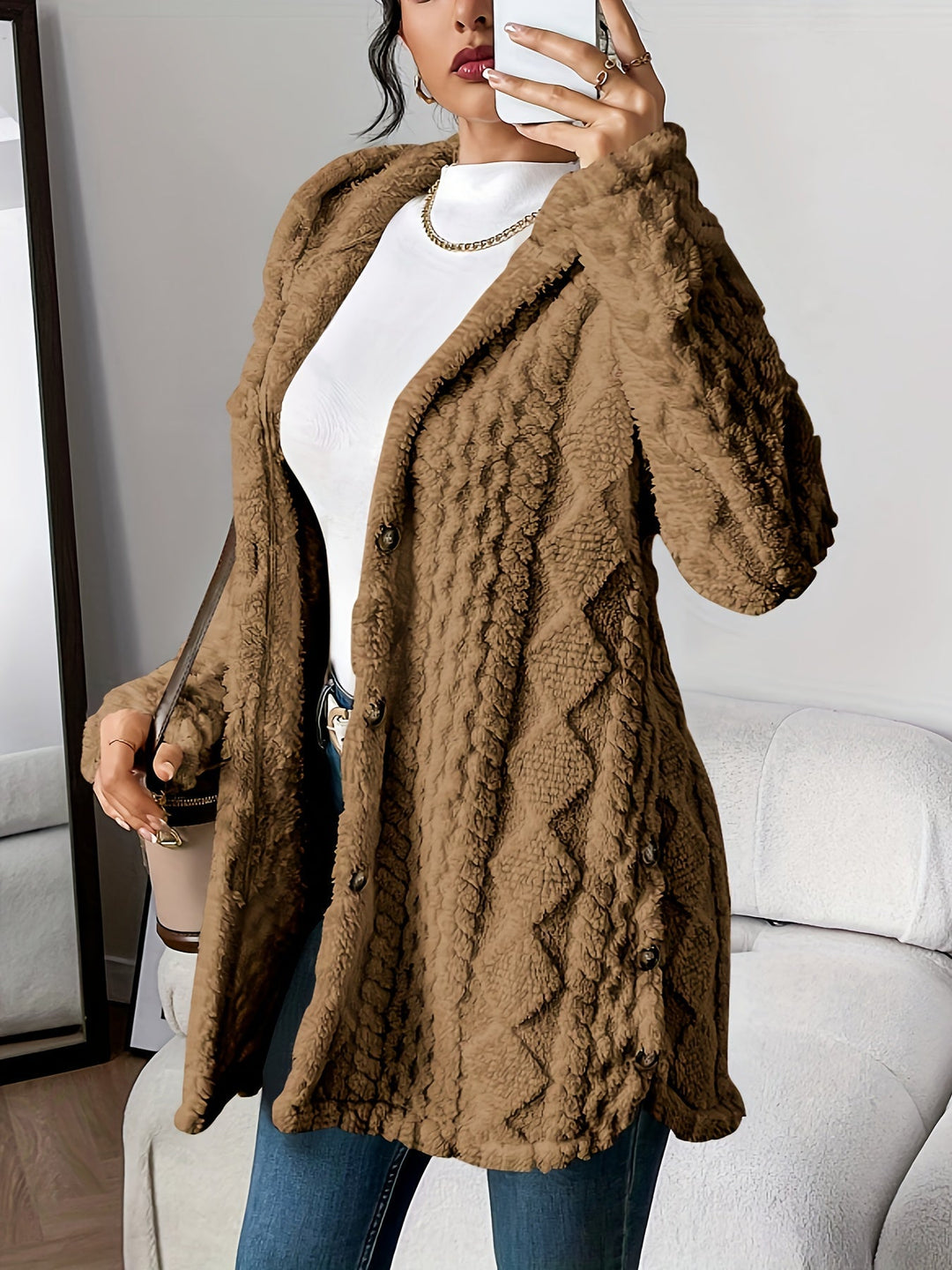 Women's Hooded Casual Cardigan