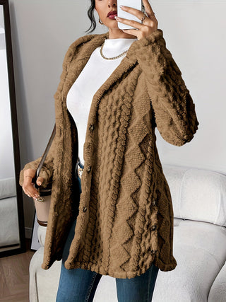 Women's Hooded Casual Cardigan