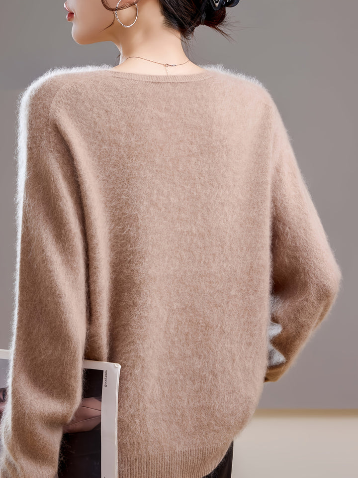 Women's Soft Knit V-Neck Sweater
