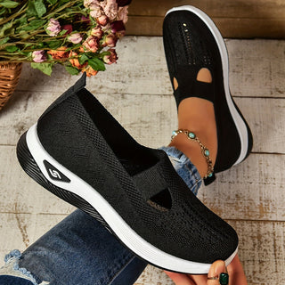 Women's Comfortable Perforated Slip-On Sneakers