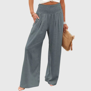 Women's Airy Elegant Flowy Trousers