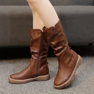 Women's Side-Zip Mid-Calf Boots