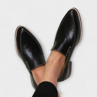 Women's Comfortable Black Loafers