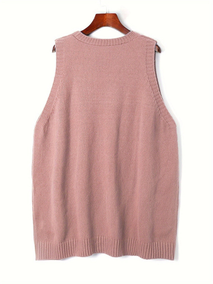 Women's Casual V-Neck Waistcoat