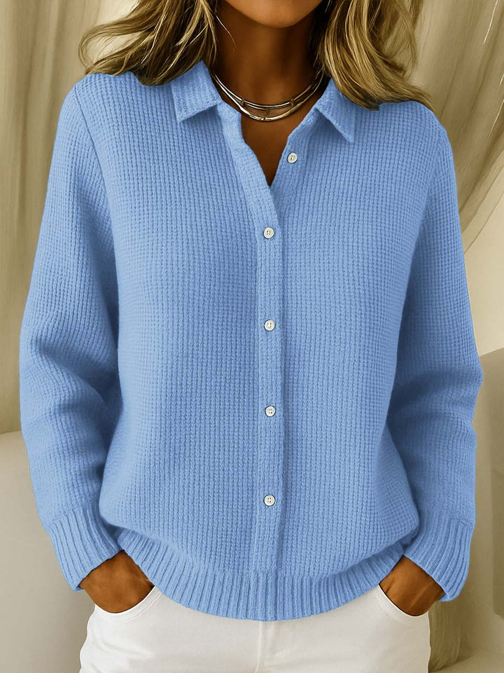 Women's Full Button-Front Sweater