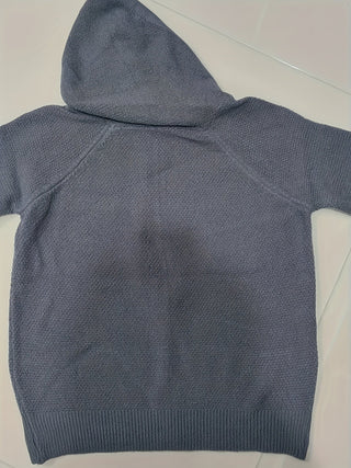 Women's Hooded Zip-Up Knit Cardigan