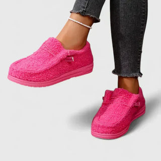 Women's Textured Slip-On Loafers