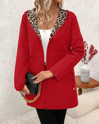 Women's Reversible Leopard Print Coat