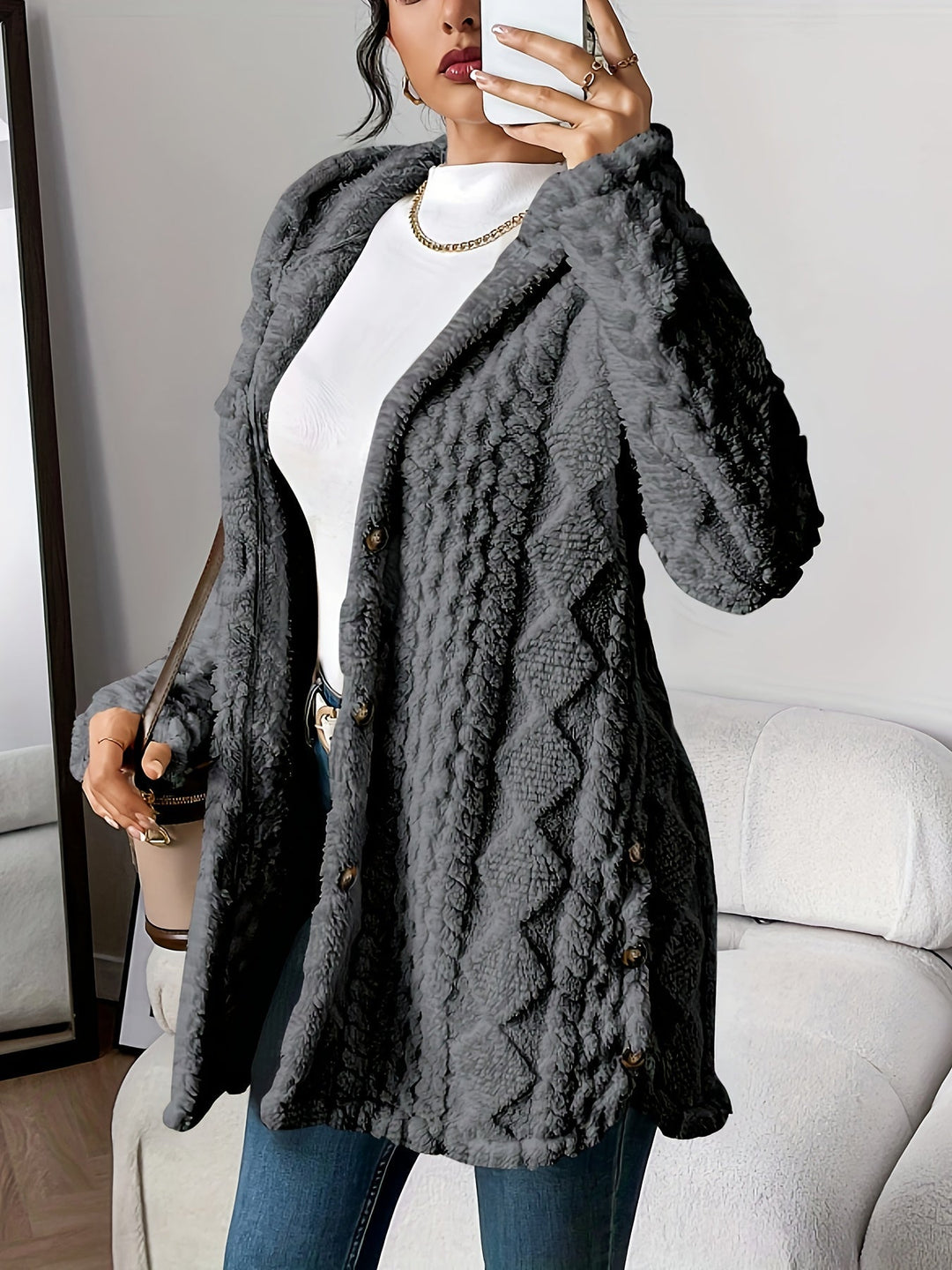 Women's Hooded Casual Cardigan