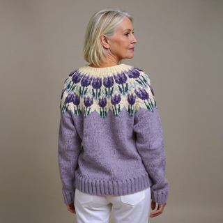 Women's Nordic Fair Isle Knit Cardigan