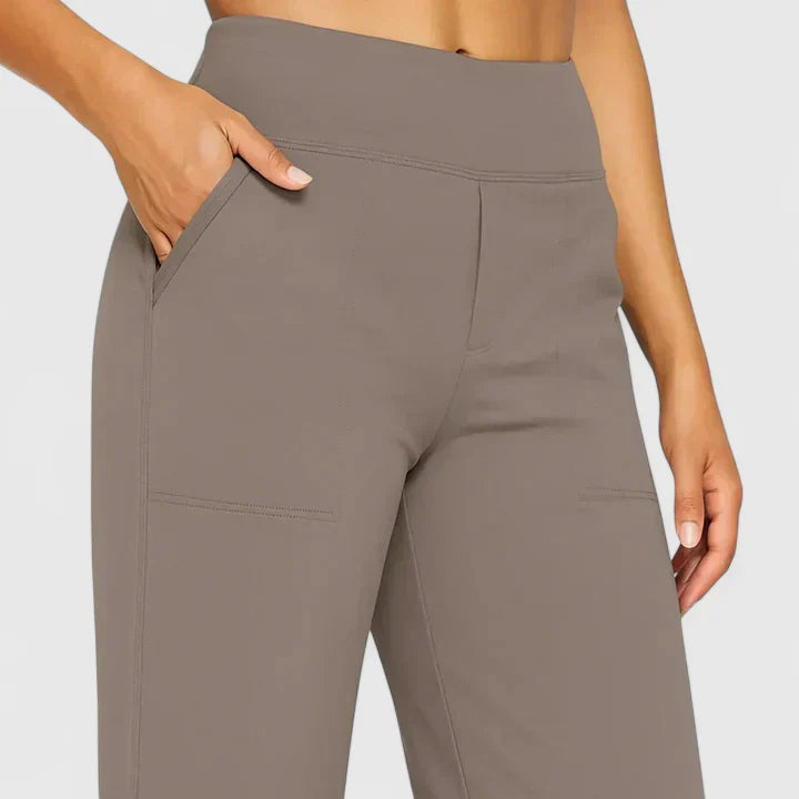 Women's Elegant Flowy Trousers