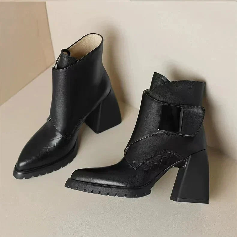 Women's Strap Buckle Ankle Boots
