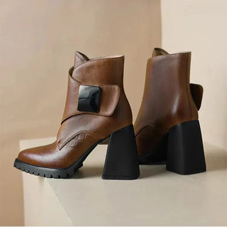 Women's Strap Buckle Ankle Boots