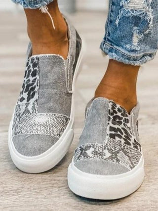 Women's Patterned Upper Loafers