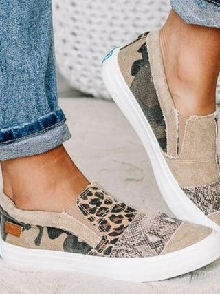 Women's Patterned Upper Loafers