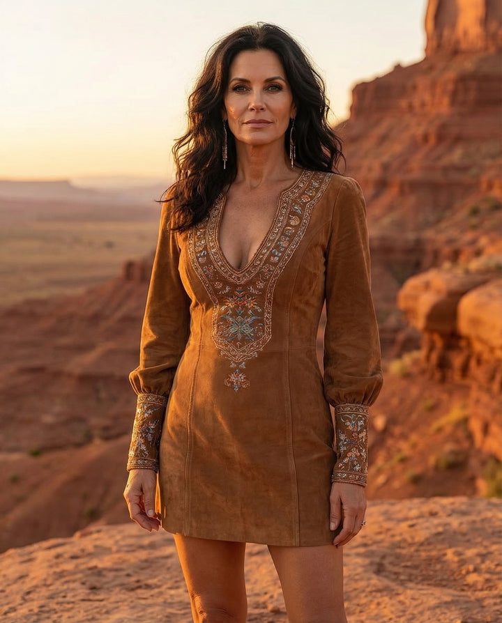 Estelle | Elegant Embroidered Dress