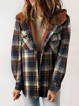 Women's Plaid Fleece-Lined Jacket