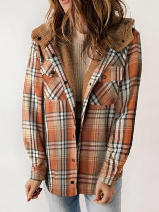 Women's Plaid Fleece-Lined Jacket