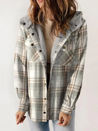 Women's Plaid Fleece-Lined Jacket
