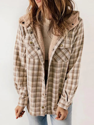 Women's Plaid Fleece-Lined Jacket