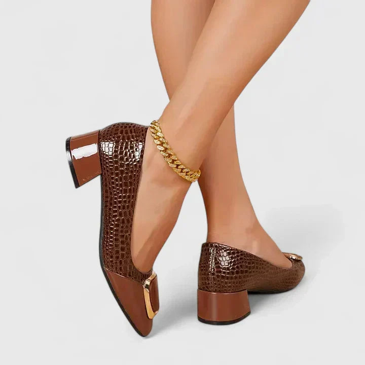 Women's Block Heel Loafers
