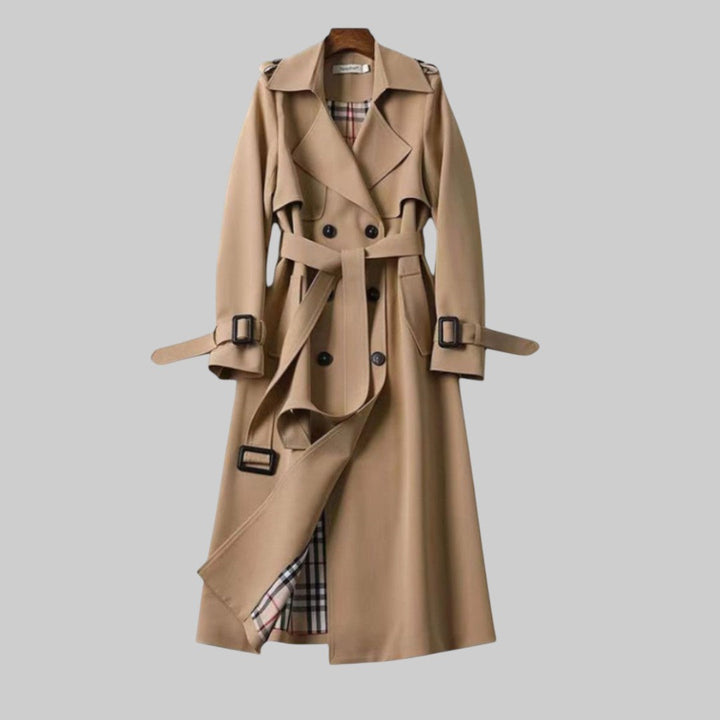 Women's Classic Belted Trench Coat