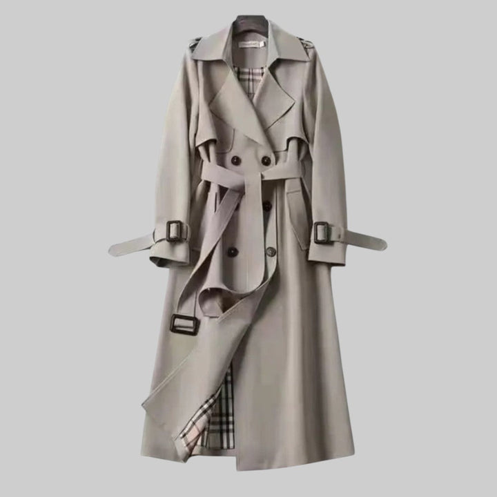 Women's Classic Belted Trench Coat