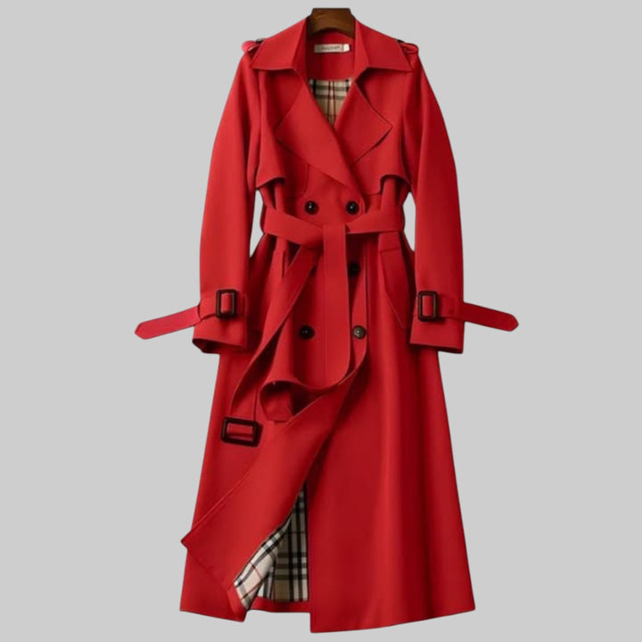 Women's Classic Belted Trench Coat