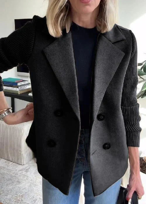 Women's Elegant Tailored Longline Coat