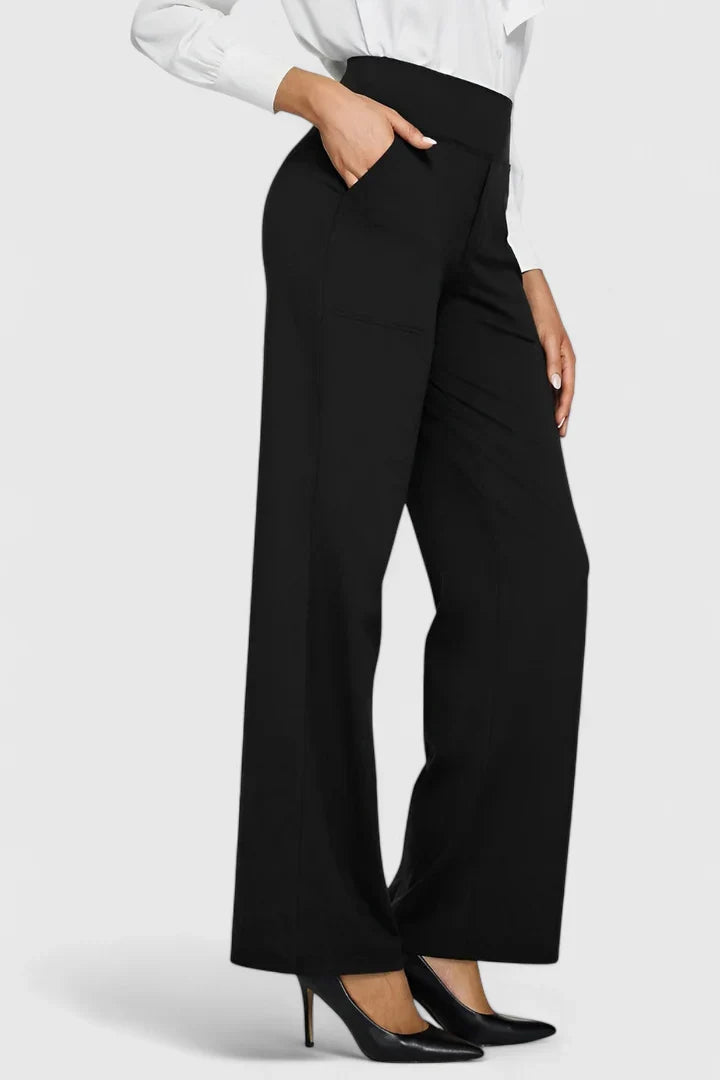 Women's Elegant Flowy Trousers