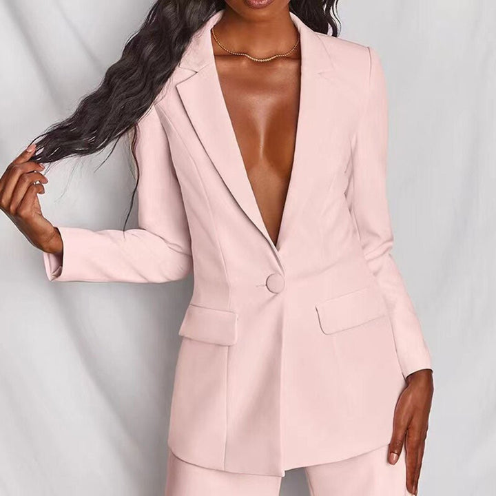 Women's Blazer & Trousers Suit Set