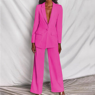 Women's Blazer & Trousers Suit Set