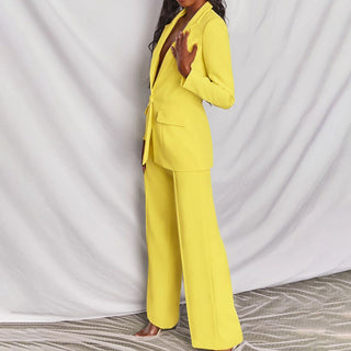 Women's Blazer & Trousers Suit Set