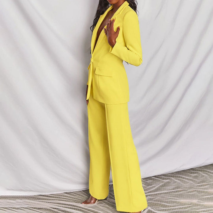 Women's Blazer & Trousers Suit Set