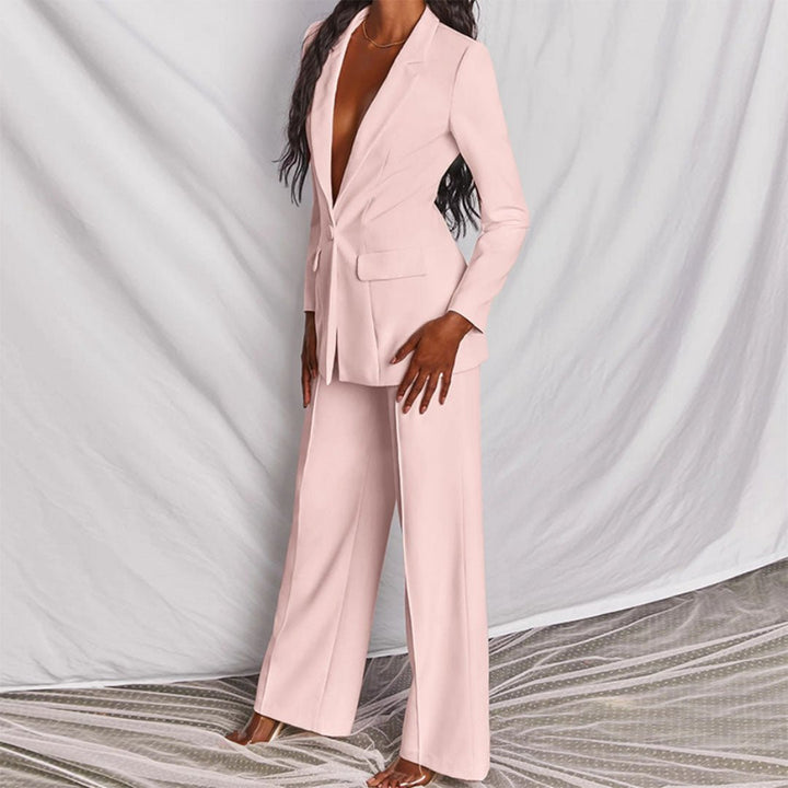 Women's Blazer & Trousers Suit Set