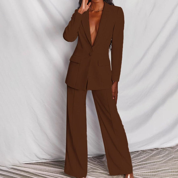 Women's Blazer & Trousers Suit Set
