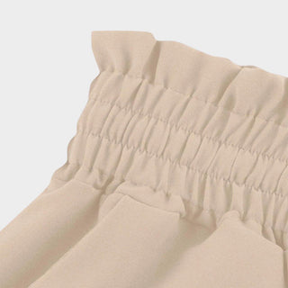 Women's Linen Wide-Leg Drawstring Pants