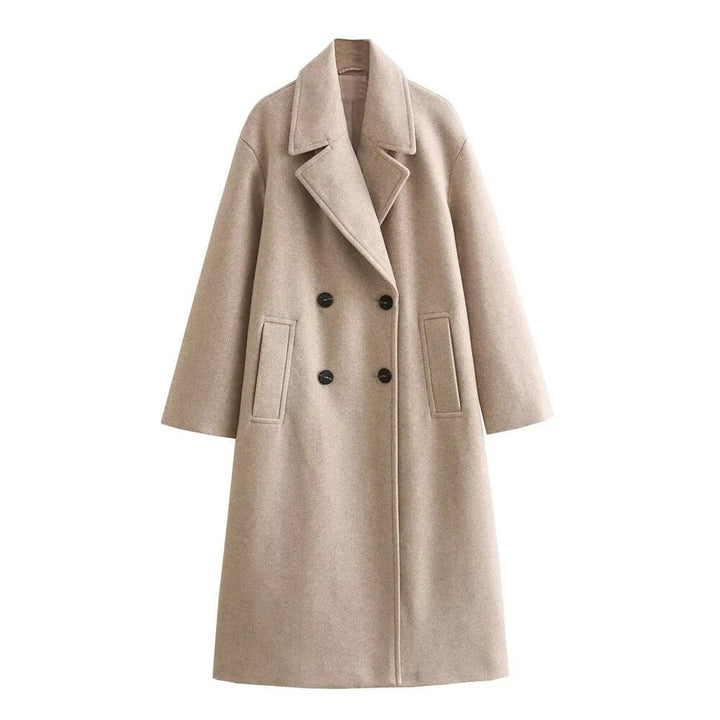 Women's Elegant Wrap Longline Coat