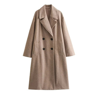 Women's Elegant Wrap Longline Coat