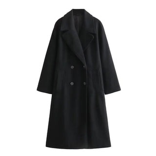 Women's Elegant Wrap Longline Coat