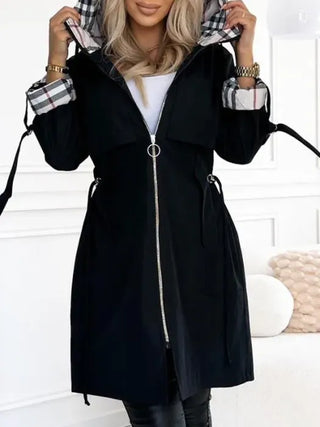Women's Waterproof Windproof Zip Coat