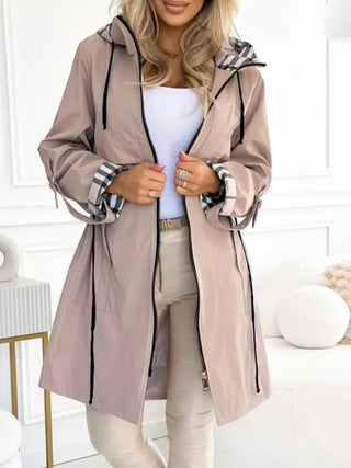 Women's Waterproof Windproof Zip Coat