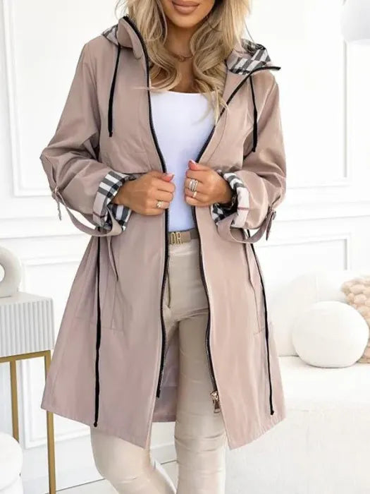 Women's Waterproof Windproof Zip Coat