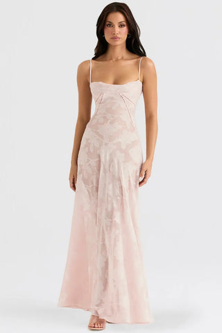Women's Open Back Summer Maxi Dress