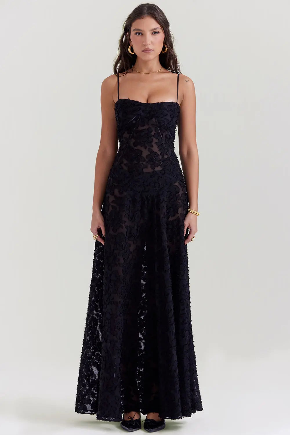 Women's Open Back Summer Maxi Dress