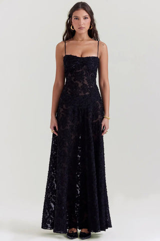Women's Open Back Summer Maxi Dress