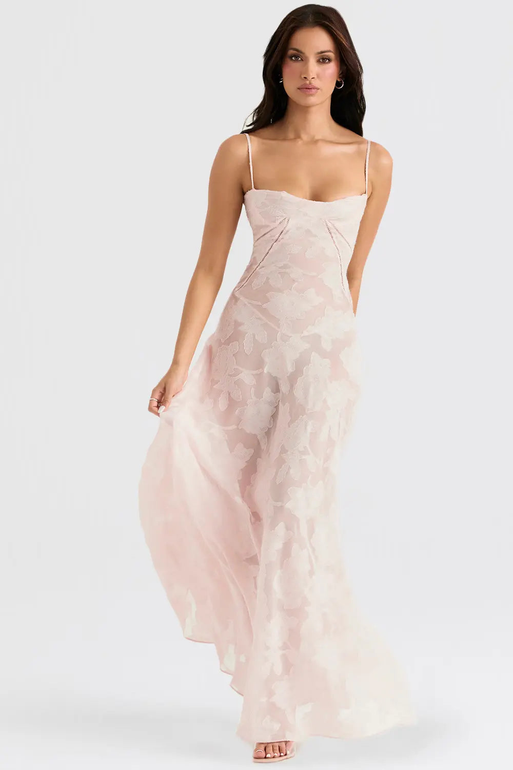 Women's Open Back Summer Maxi Dress