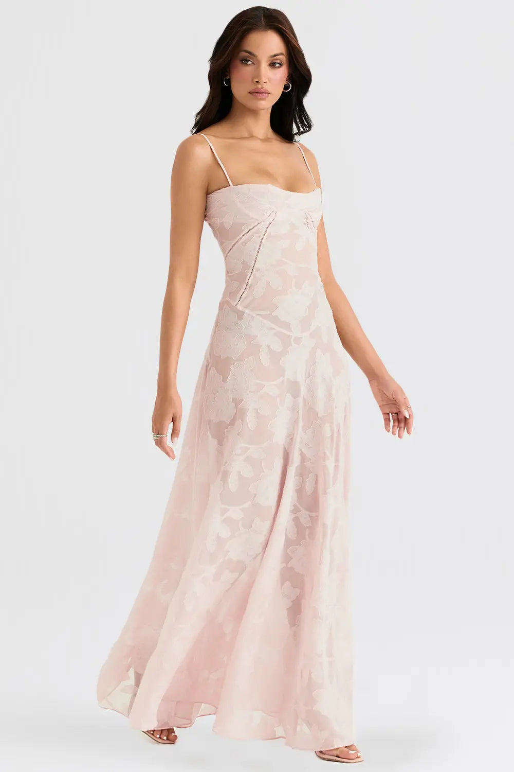 Women's Open Back Summer Maxi Dress