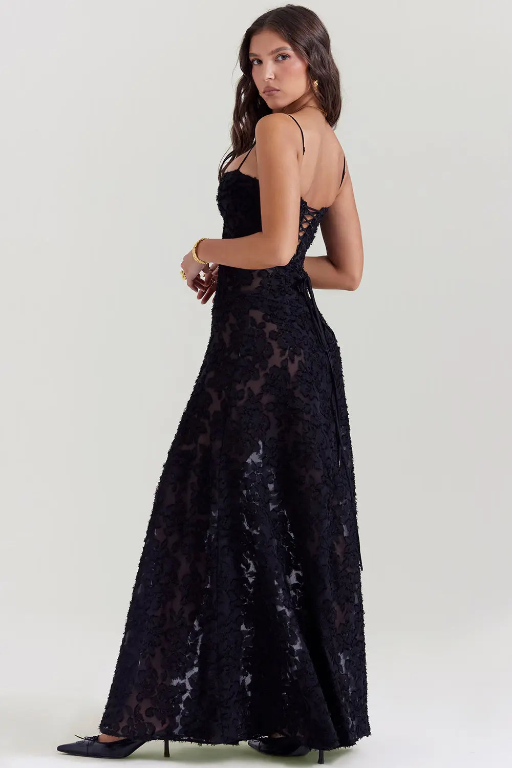 Women's Open Back Summer Maxi Dress