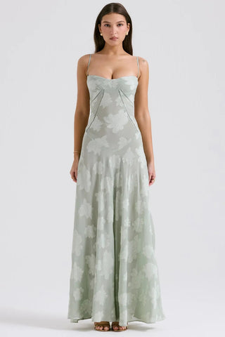 Women's Open Back Summer Maxi Dress